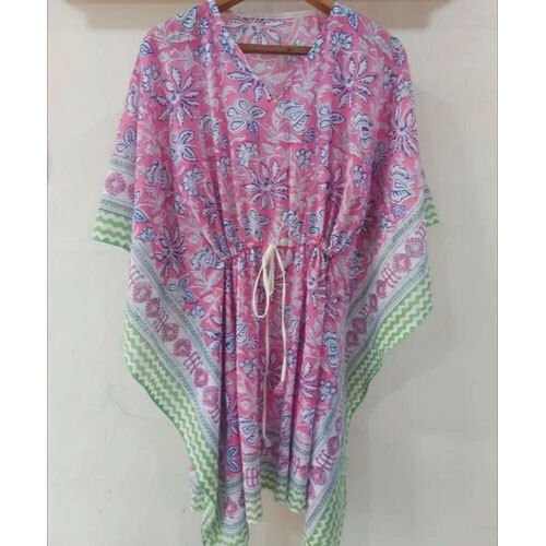 Beachwear printed Kaftan