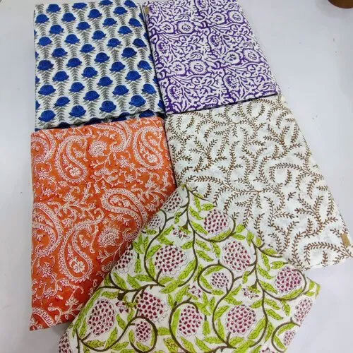 Meera Handicrafts Hand Block Printed Fabric Manufacturer
