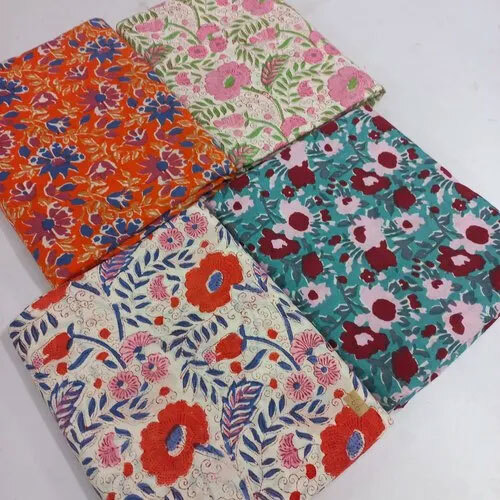 Wholesale Hand Block Printed Fabric