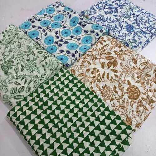 Hand Block Printed Fabric Bulk Supplier