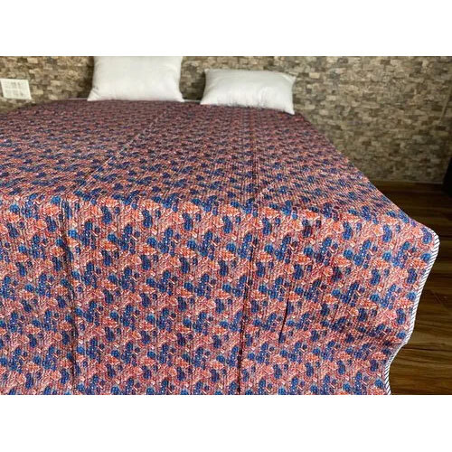 Indian Cotton Quilted Machine Bedspread AC Blankets