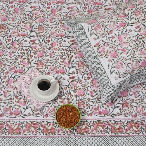 Hand Block Printed Double Bed Sheets