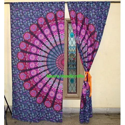 Round Mandala Tapestry Curtain