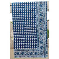 Hand Block Printed Cotton Stole - Multicolor, Women's Beach Sarong With Vibrant Patterns