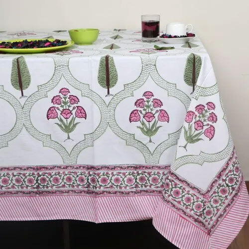 Flower Printed Tablecloth