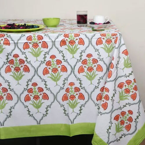 Sanganeri Block Printed Tablecloths