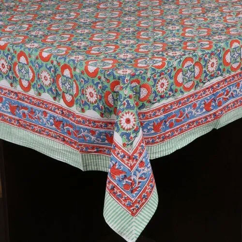 Handmade Hand Block Tablecloth
