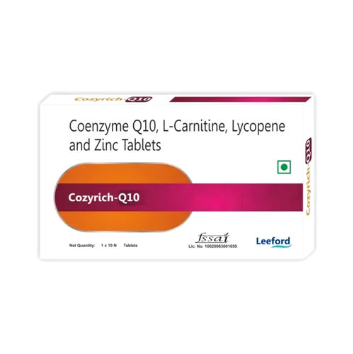 Coenzyme Q10 L-Carnitine Lycopene And Zinc Tablets General Medicines