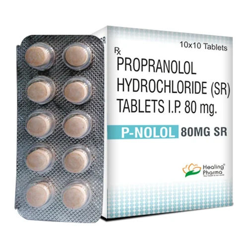 80 MG Propranolol Hydrochloride (SR) Tablets IP