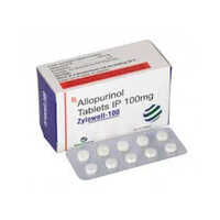 Allopurinol Tablets - 100 Mg Dosage For Hyperuricemia Management | Reduces Gout Attacks, Inhibits Uric Acid Production, Maintains Overall Health