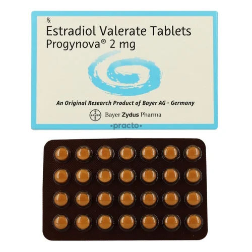 White 2 Mgestradiol Valerate Tablet