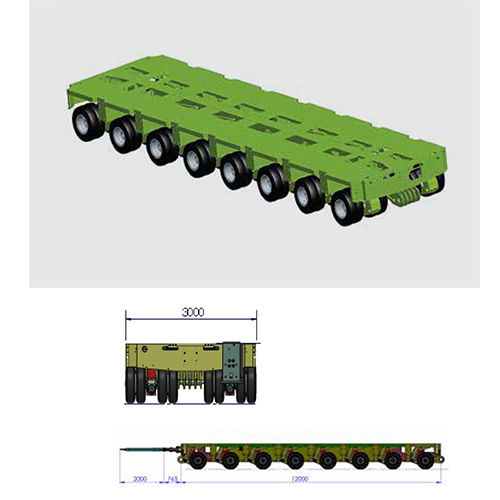 Modular Hydraulic Trailer 8 Axle