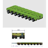 Modular Hydraulic Trailer 8 Axle