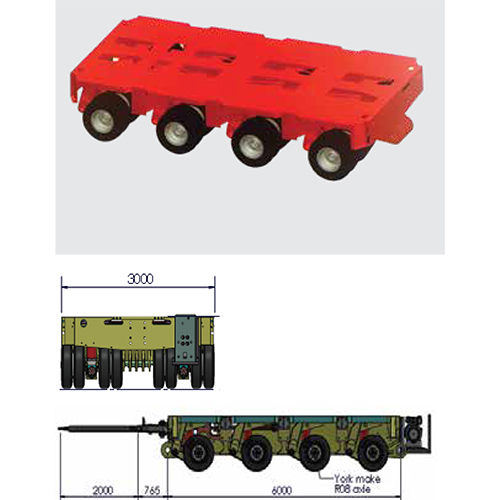 Modular Hydraulic Trailer 4 Axle