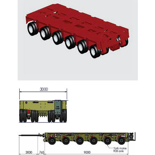 Modular Hydraulic Trailer 6 Axle