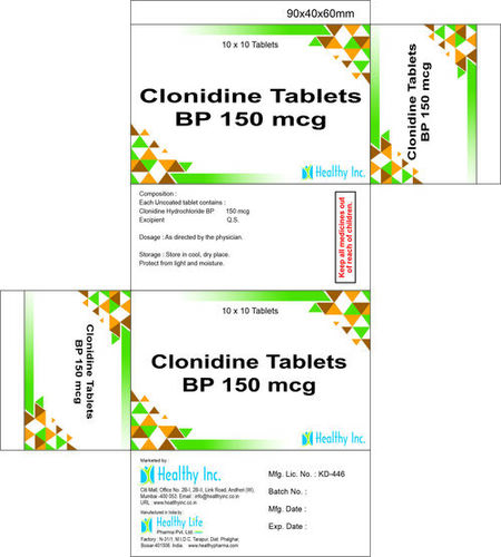 Clonidine tablet 150mcg