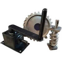 Rolling Shutter Gear Box - Color: Silver