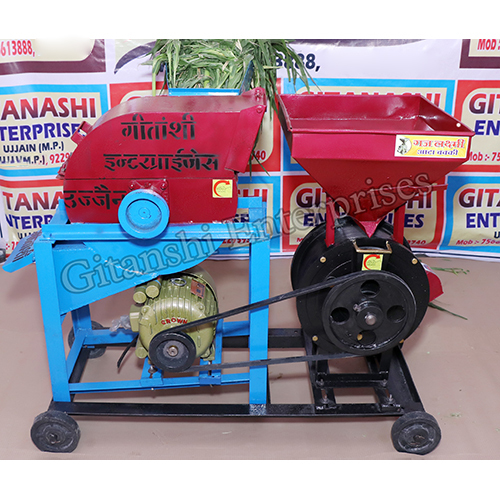 2 In1 Combined Blower And Chaff Cutter And Atta Chakki Machine