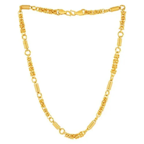 Gold Plated Rope Chain Stainless Steel Men Chain Necklace