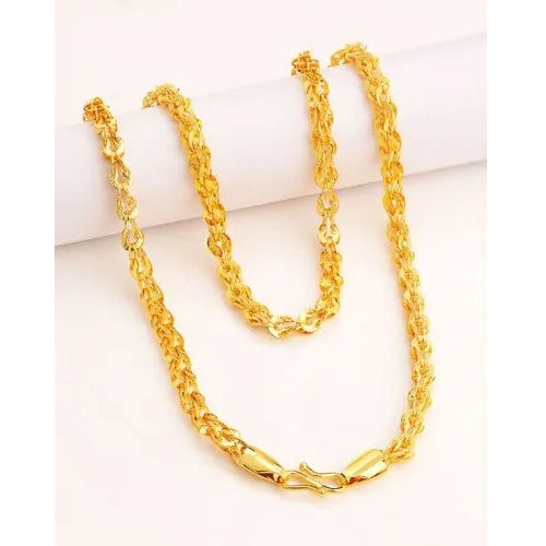 Gold Plated Boys Mens Fashion Jewelry Stainless Steel - Color: Golden