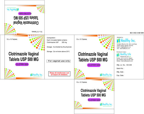 Clotrimazole vaginal tablet 500mg