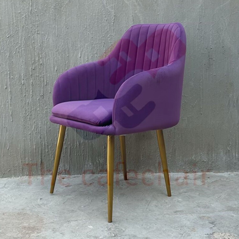 Goa Glamour Wooden Chair - Solid Wood, Leather Upholstered , Fully Assembled , Polished Finish , Various Colors Available