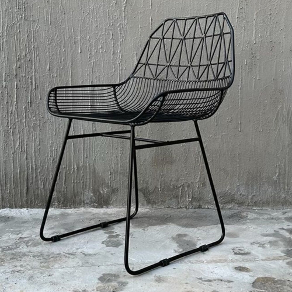 Tokyo Titanium Metal Chair - Assembly: No Assembly Required