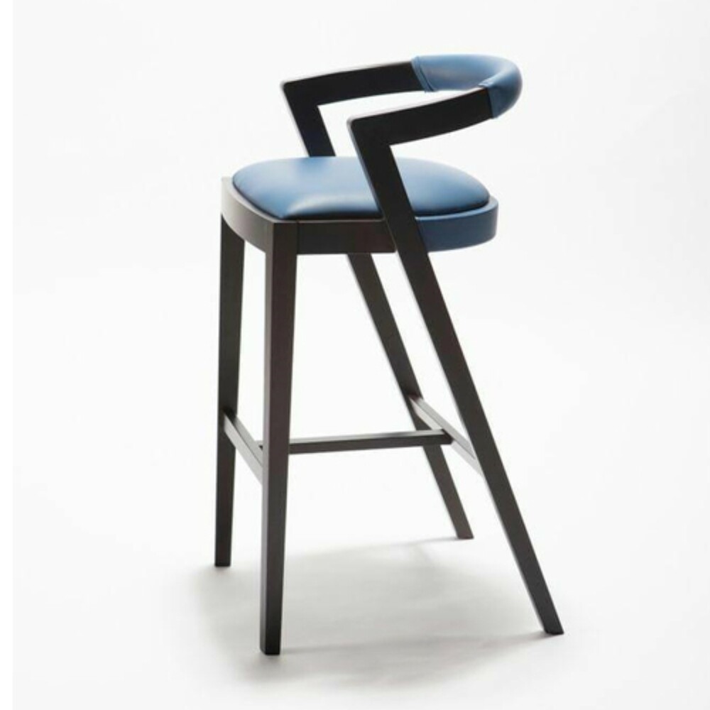 Oslo Oak Bar Metal Chair - Assembly: No Assembly Required
