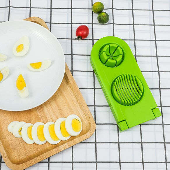 MULTI-SEGMENT 2 IN 1 EGG CUTTER / SLICER