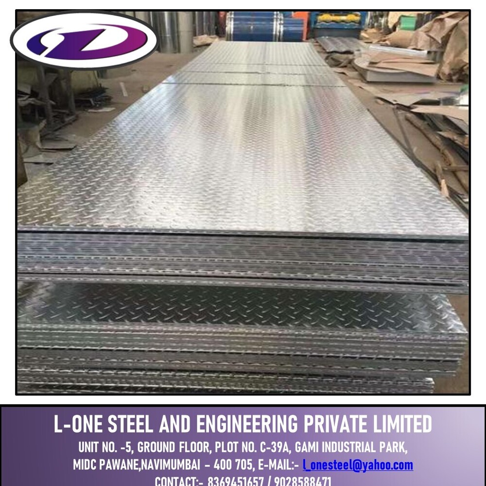 Gi Chequered Plate Application: Construction