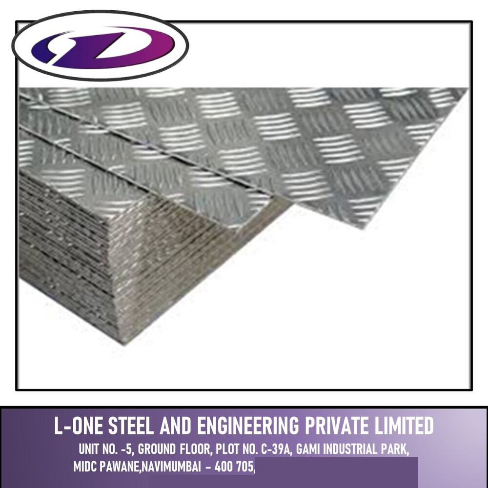 Aluminium Chequered Plate - Color: Silver