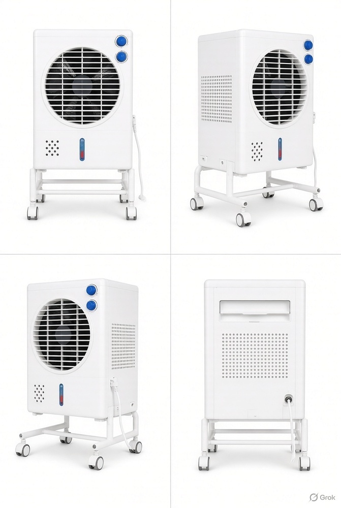Plastic Body Room Air Cooler - Color: As Per Image