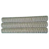 PP Wound Slim Cartridge Filter - Plastic Material , 15x10 Inches Dimensions | Spun and Wound Design, Water Purification Function, Warranty Included