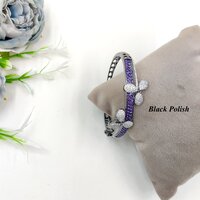 New Floral Style American Diamond Bracelet