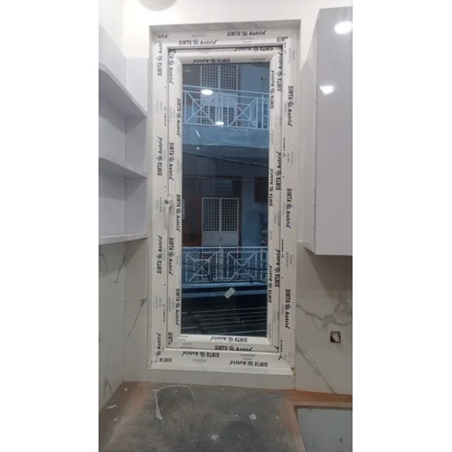 UPVC Glass Balcony Casement Door