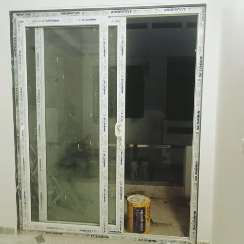 2 Track UPVC Glass Sliding Door