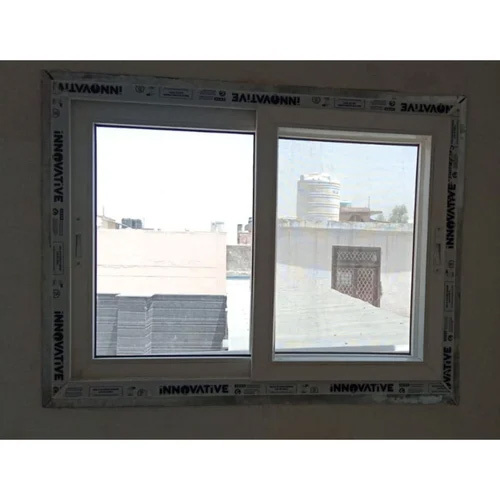 2 Track UPVC Glass Sliding Window