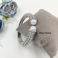 New Fancy Pearl Designer American Diamond Bracelet