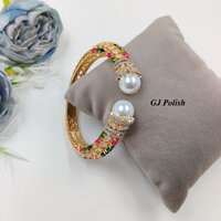 New Fancy Pearl Designer American Diamond Bracelet