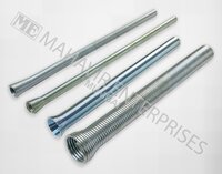 Spring Tube Bender - Metallic Flexible Spring, Tapered End And Ring End Design For Pvc Conduit Pipe Bending, Ensures Neat, Distortion-free Bends