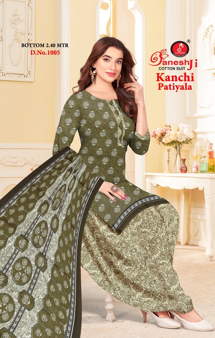 Ganeshji Kanchi Patiyala Vol-1 Dress Material