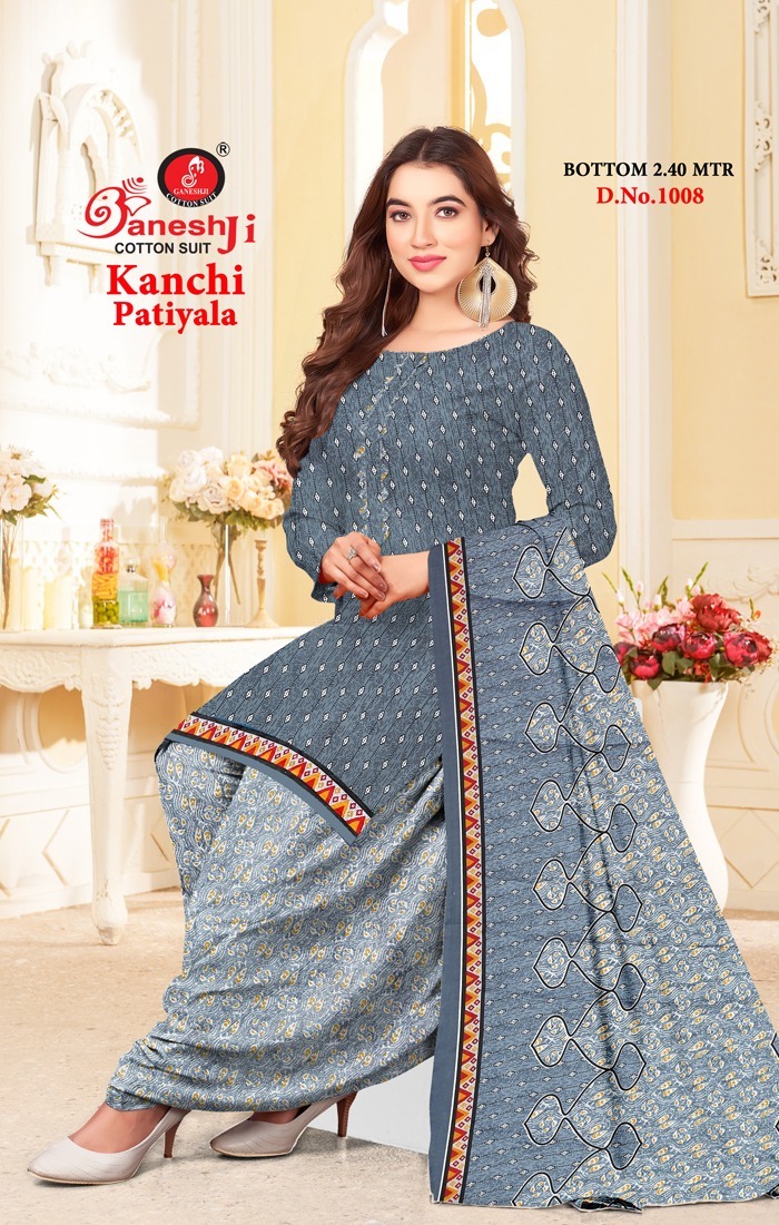 Ganeshji Kanchi Patiyala Vol-1 Dress Material