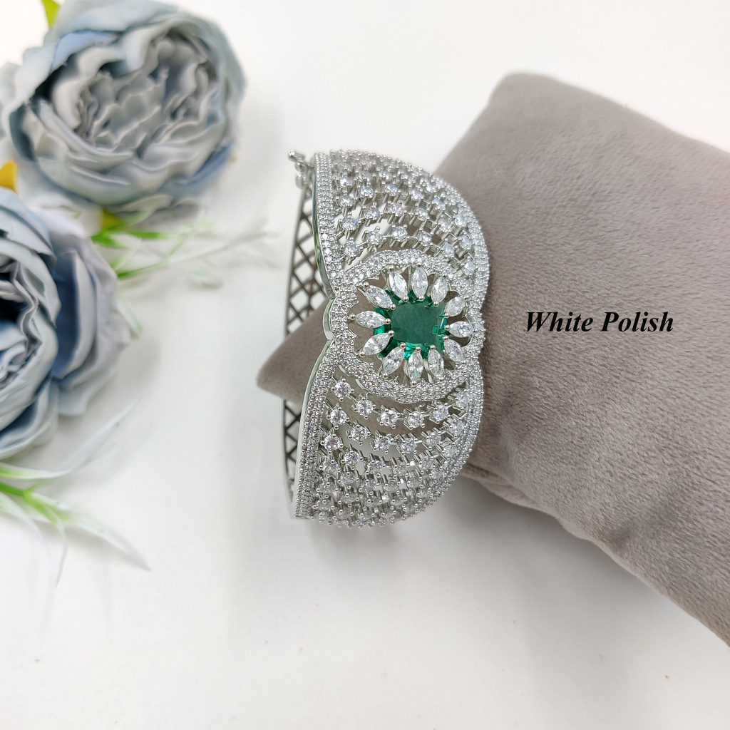 New Fancy Glass Stone Designer American Diamond Bracelet