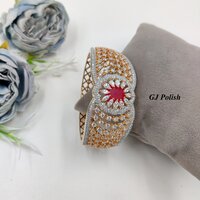 New Fancy Glass Stone Designer American Diamond Bracelet