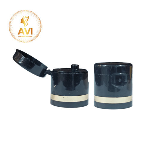 20Mm Or 415 Cap Fliptop Black With Gold Foiling Hardness: Rigid