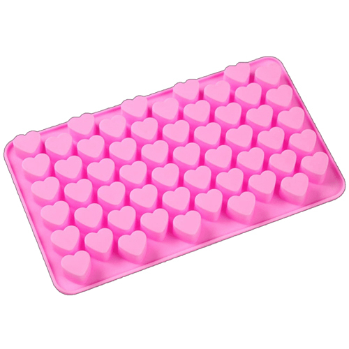 Silicon Mold Small Heart 55 Cavity