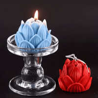 70g Mb Silicon Mold Candle Flower 1 Lotus - Silicone Material, 70 Grams Weight | Long Working Life, Elegant Lotus Design For Candle Making