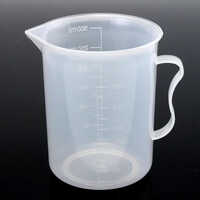 250ml Measuring Jug - Rigid Plastic Material, Clear Measurement Markings , Versatile For Liquid Measuring And Pouring In White Color