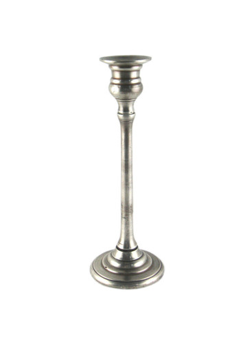 Aluminium Candle Stand With Embossed Base & Top