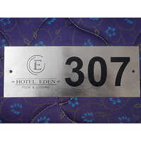 Laser Room Number Plate